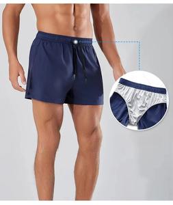 Short de gymnastique à séchage rapide décontracté pour hommes Short de jogging de sport à compression pour le surf Vêtements de plage avec taille moyenne Style décontracté - Product Image 2