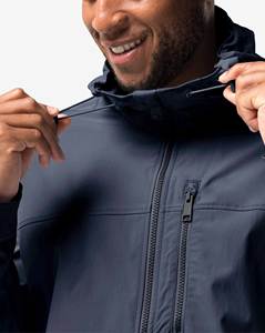 Vestes d'extérieur imperméables pour hommes Conception de softshell coupe-vent pour vêtements décontractés et de randonnée - Product Image 4