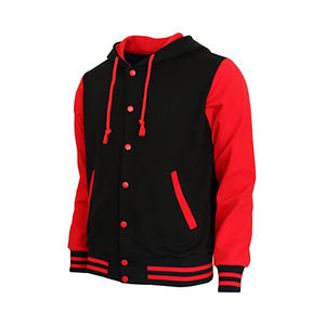 Nouveaux hommes hiver unisexe bouton vers le bas collège Letterman Bomber vestes personnalisé Baseball Varsity veste - Product Image 1