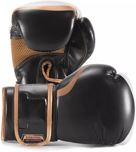 Venta al por mayor de guantes de boxeo con logotipo personalizado hechos de algodón y cuero PU para el entrenamiento en artes marciales - Product Image 1