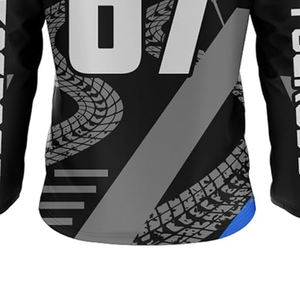 Cómodo de llevar Jersey de carreras para adultos Hombres Servicio OEM Secado rápido Jersey de carreras de motocross ajustado regular - Product Image 5