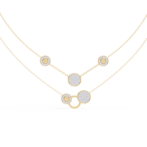 Collar de Oro de 18K con Diamantes Cultivados en Laboratorio para Mujer, Hermoso Accesorio de Joyería - Product Image 5