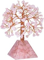 Nouveaux arbres de quartz rose de pierres précieuses faits à la main avec base d'agate blanche base d'orgone arbres d'agate pour des cadeaux par Amayra cristaux exportations inde