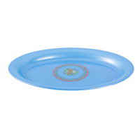 Assiette ovale en plastique pratique et polyvalente pour la présentation quotidienne des aliments dans les restaurants, cuisines, écoles, cafétérias