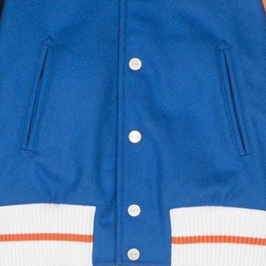 แจ็คเก็ต Letterman Winter Varsity สำหรับผู้ชาย ผ้าแคนวาสกันน้ำ ด้านหน้าแบบกำหนดเองได้ หลายสี  แบบซักเทคนิคพิเศษ  มีจำหน่ายสำหรับขายส่ง - Product Image 2