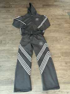 Custom Logo Heavyweight Cotton Hoodie Tracksuit Set Thick French Terry Sweatpants <b>Loose</b> <b>Fit</b> <b>Jogger</b> Sets <b>Men's</b> Sweat Suits - Product Image 4