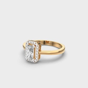 Bague en diamant pour femme certifiée IGI, plaquée or rose rhodié, luxe, tendance, décontractée, cadeau, bijoux à forte demande pour l'exportation - Product Image 5