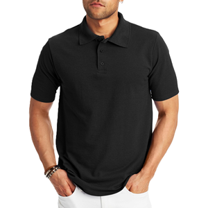 Polo à séchage rapide en coton et polyester avec logo personnalisé de haute qualité pour hommes T-shirts de polo de golf respirants à coupe sèche pour hommes - Product Image 1