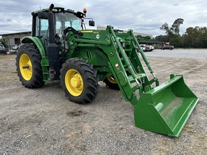 PROVEEDOR VERIFICADO DE CARGADORA USADA JOHN DEERE 6145M 640R 2018 con Garra, Lista para Venta y Entrega - Product Image 5