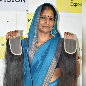 100% vendeur brut-fourni cuticule alignée droite soyeuse indienne vierge extensions de cheveux pas cher 5*5 fermeture Style de vague naturelle - Product Image 3