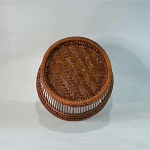 Cestas de Almacenamiento Multifuncionales Modernas y Ecológicas de Ratán Natural Tejido a Mano, Diseño Circular, Marca Artex Green Earth, Hechas en Hanói - Product Image 6