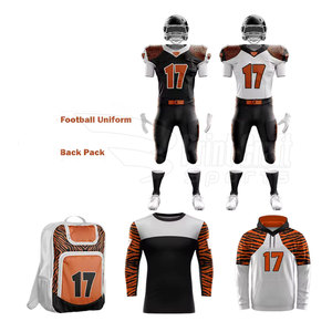 Uniforme de Fútbol Americano Unisex de Estilo Nuevo para Práctica, Servicio OEM, Diseño Personalizado, con Bolsas - Product Image 2