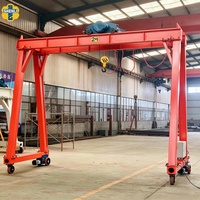 Grue portique à double poutre Shenli de 5 tonnes avec hauteur de levage de 3m à 16m et portée de 2m à 16m aux Émirats arabes unis