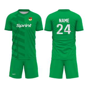 Camiseta de fútbol con estampado de transferencia térmica Conjunto de ropa de fútbol juvenil Uniformes de fútbol personalizados - Product Image 1