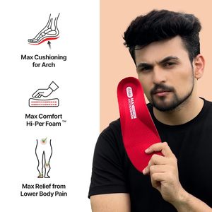 Plantillas Ortopédicas Deportivas Unisex Frido Max Comfort Arch Cushion, con Espuma Hi-Per Proprietaria y Talonera Profunda para Aliviar el Arco del Pie - Product Image 2
