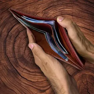 Portefeuille Homme en Cuir Véritable Motif Alligator, Fermeture Pliante Complète, Durable, Fin et Élégant - Product Image 2