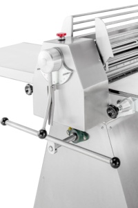 Laminadora de masa para panadería, 2 vías, fácil de operar, cuerpo y rodillo de acero inoxidable, equipo de panadería, soporte técnico en vídeo, marca Kien An - Product Image 6