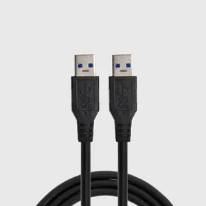 Yüksek kaliteli USB3.0 A tipi erkek A tipi erkek kablo, bilgisayar için 0.3M 1M 3m tarih kablosu