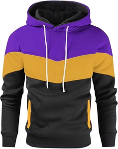 2025 <b>American</b> Fashion Brand Winter <b>Clothing</b> Casual Retro High Street Solid Knitted Hoodie 100% Cotton Oversized Anti-Shrink - Product Image 1