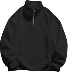 Logo personnalisé coutures contrastées épaule tombante Patchwork surdimensionné col rond sweats nouveaux designs 2025 sweat-shirt de haute qualité - Product Image 5