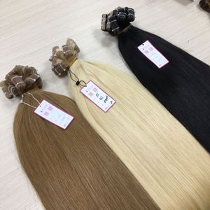 Extensiones de cinta de inyección invisible Remy brasileña Doble dibujado Sin enredos Sin derramamiento 100g por paquete - Product Image 3