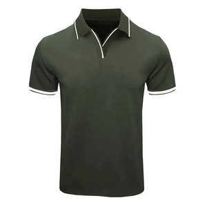 Logo personnalisé pour hommes pour polos avec motif solide Nouvelle arrivée Shorts de golf décontractés avec manches Fabriqués au Pakistan - Product Image 1