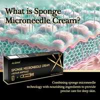 Ensemble de crème à micro-aiguilles GZ ALIDINA avec ampoules réparatrices, traitement du visage pour peaux grasses, lot de 7