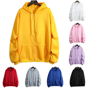 Custom Made OEM Wholesale Women's Zipper Hoodies High Quality 100% Cotton Windproof Eco-Friendly Casual Customized Colors Logo - Product Image 4