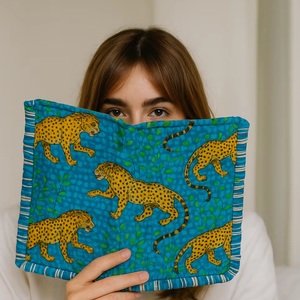 Wild Spirit Quilted Leopard Journal-Accesorio de moda y único - Product Image 1