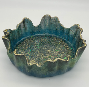 ชามเรซินสำหรับเสิร์ฟอาหารดีไซน์ดอกไม้งานหัตถกรรมตกแต่งทำจากเรซิ่นเกรดอาหาร - Product Image 6