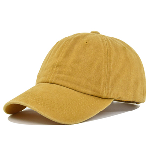 Adjustable Twill Cotton Baseball <b>Cap</b> Custom Bleached Plain Hats Unstructured Washed <b>Caps</b> for <b>Camping</b> Trucker Hat - Product Image 1