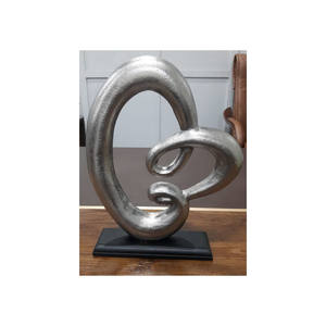 2025 Sculpture de conception Unique élégante qualité métal aluminium décor à la maison Sculptures de pièce maîtresse pour la décoration de table - Product Image 4