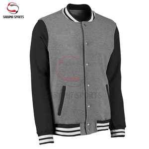 Chaqueta Varsity de Béisbol Vintage Personalizada OEM para Hombre, Talla Grande, con Letras Bordadas en Chenille y Cuero para Invierno - Product Image 3