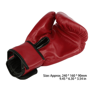 Gants de boxe en cuir PU personnalisés, entraînement, sparring, fabrication OEM professionnelle, fourniture pour hommes, femmes, enfants, style haute performance - Product Image 5