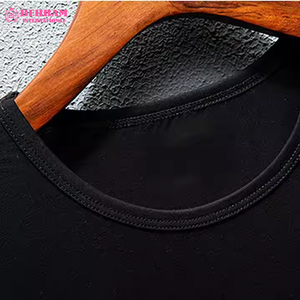 T-shirts Premium pour Hommes en Coton 100% Noir, Col Rond, Style Streetwear, Coupe Ample, Vêtements de Sport - Product Image 4