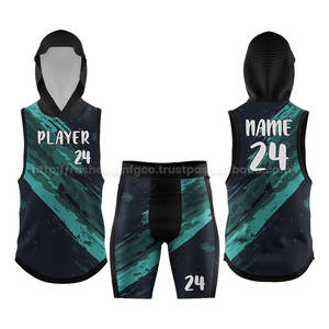 Uniforme de football américain 7v7 respirant de conception classique, personnalisé OEM, avec impression par sublimation de haute qualité, ensembles d'uniformes de football américain respirants - Product Image 4