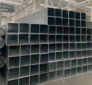 ท่อเหล็กกล้าคาร์บอนเชื่อมแบบจุ่มร้อนชุบสังกะสี GI Hollow Square Rectangle ขนาด 50x100 มม. ความยาว 6 ม. สำหรับโครงสร้าง ERW  งานดัด ตัด สำหรับงานน้ำมัน - Product Image 5