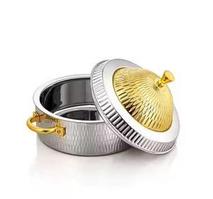 Classic Premium Steel Casserole Hot Pot Food Warmer Handmade Durable Insulated Modern Luxury Design Stainless Steel Lid Polished - Product Image 2