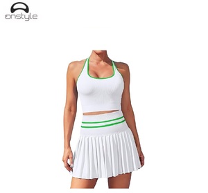 Ropa DE TENIS Onstyle Sports para mujer, uniformes personalizados, faldas y camisas atléticas rápidas, trajes de rendimiento elegantes para clubes deportivos - Product Image 6