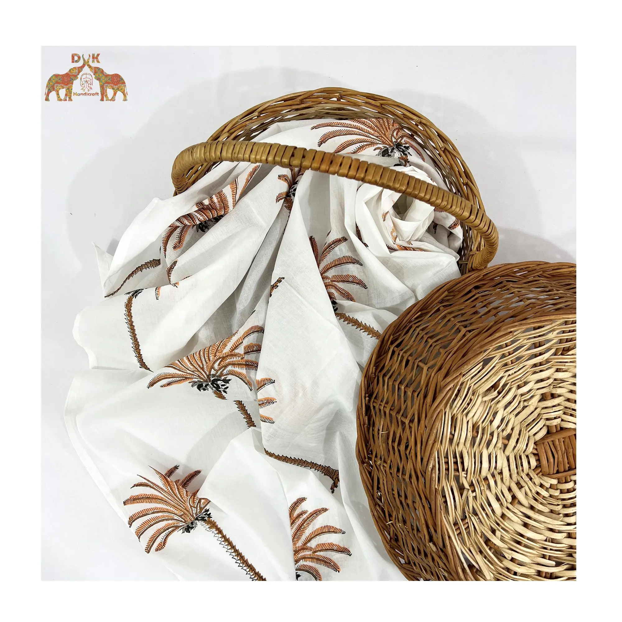 Boho Palm tree soft & cozy baby swaddle blanket baby swaddle premium quality comforter hot sale crib baby wrap
