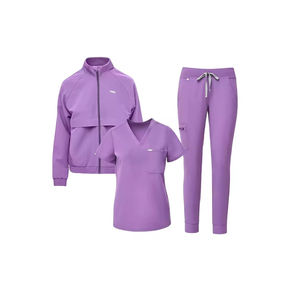 2025 precio al por mayor personalizado Hospital Scrubs traje uniformes médico enfermera uniforme Jogger enfermera Scrubs uniformes conjuntos - Product Image 1