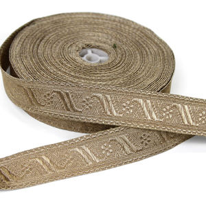 Alta calidad 1 sobre 4 ancho 2025 estilo Bullion trenza Trim de Pakistán personalizado 5 yardas 27 yardas rollo trenzas - Product Image 4