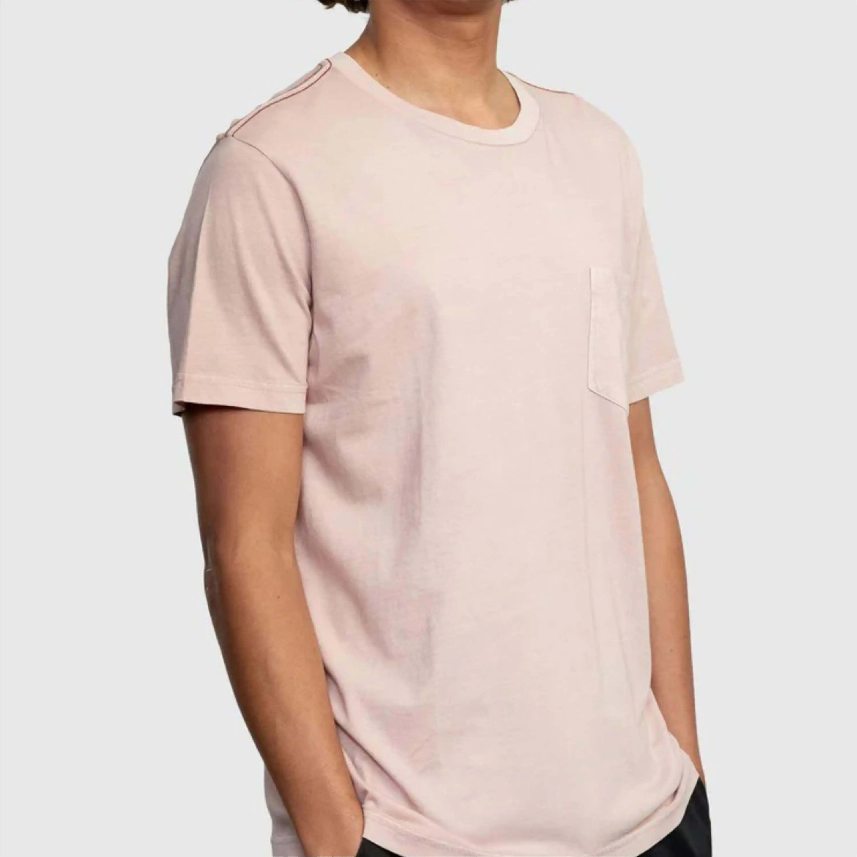 Trendsetter's Choice: Men's Fashionable Pigment-Dye T-Shirt - Modern, Versatile, Perfect for Casual Chic Looks