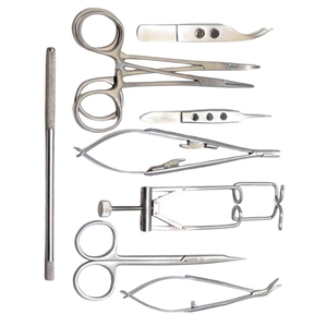 Kit de nettoyage ophtalmologique pour grands chiens, ensemble d'instruments chirurgicaux ophtalmiques vétérinaires réutilisables en acier inoxydable pour hôpital vétérinaire - Product Image 2