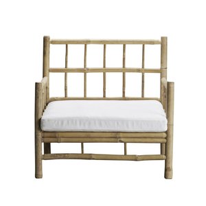 Silla Luna de Bambú Vietnamita de Estilo Moderno y Versátil, Ecológica, 100% para Interiores y Exteriores, Muebles para Sala de Estar, Hotel, Comedor, Playa - Product Image 1