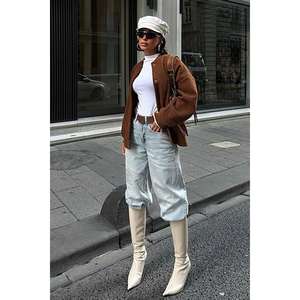 เสื้อแจ็คเก็ตบอมเบอร์บุขนหยิกกันลม รุ่น 6120 - Product Image 2