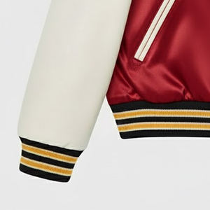 Chaqueta de Béisbol Satinada Vintage Personalizada para Hombre, Venta Caliente, Chaquetas Varsity Satinadas de Alta Calidad para Hombre, Ropa Casual, en Cantidad al por Mayor - Product Image 3