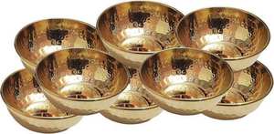 ชามสลัดทองเหลืองชามสลัดและผลไม้สำหรับตกแต่งบ้าน - Product Image 4