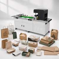 Imprimante numérique industrielle à jet d'encre pour carton ondulé, impression à passage unique haute vitesse pour boîtes d'emballage