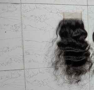 5x5 fábrica del sur de la India cabello humano virgen Remy cierre textura recta cabello SUR DE LA India que comprende cabello brasileño peruano - Product Image 5